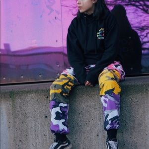Authentic Gnarcotic tri-camo pant